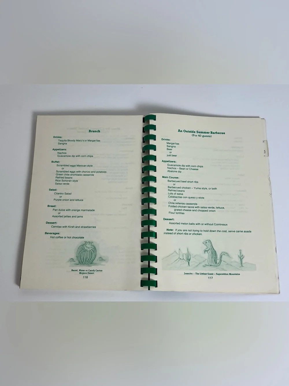 VTG 1982 Mexican Cooking From A New Orleans Kitchen Spiral Cookbook Buechner